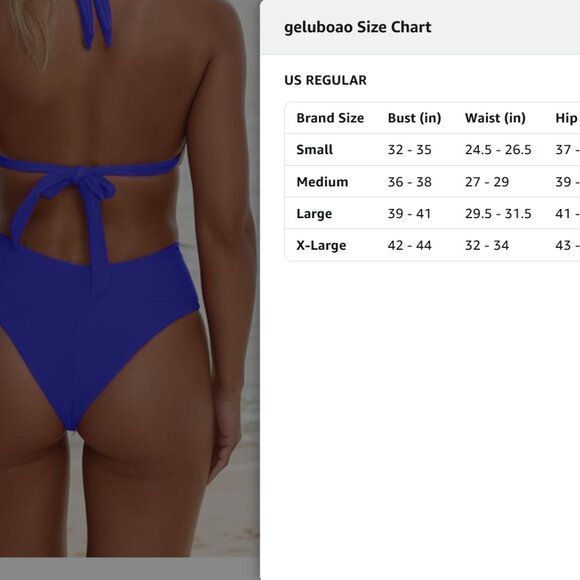 Thong Swimsuits 2 Piece - Picture 7 of 7